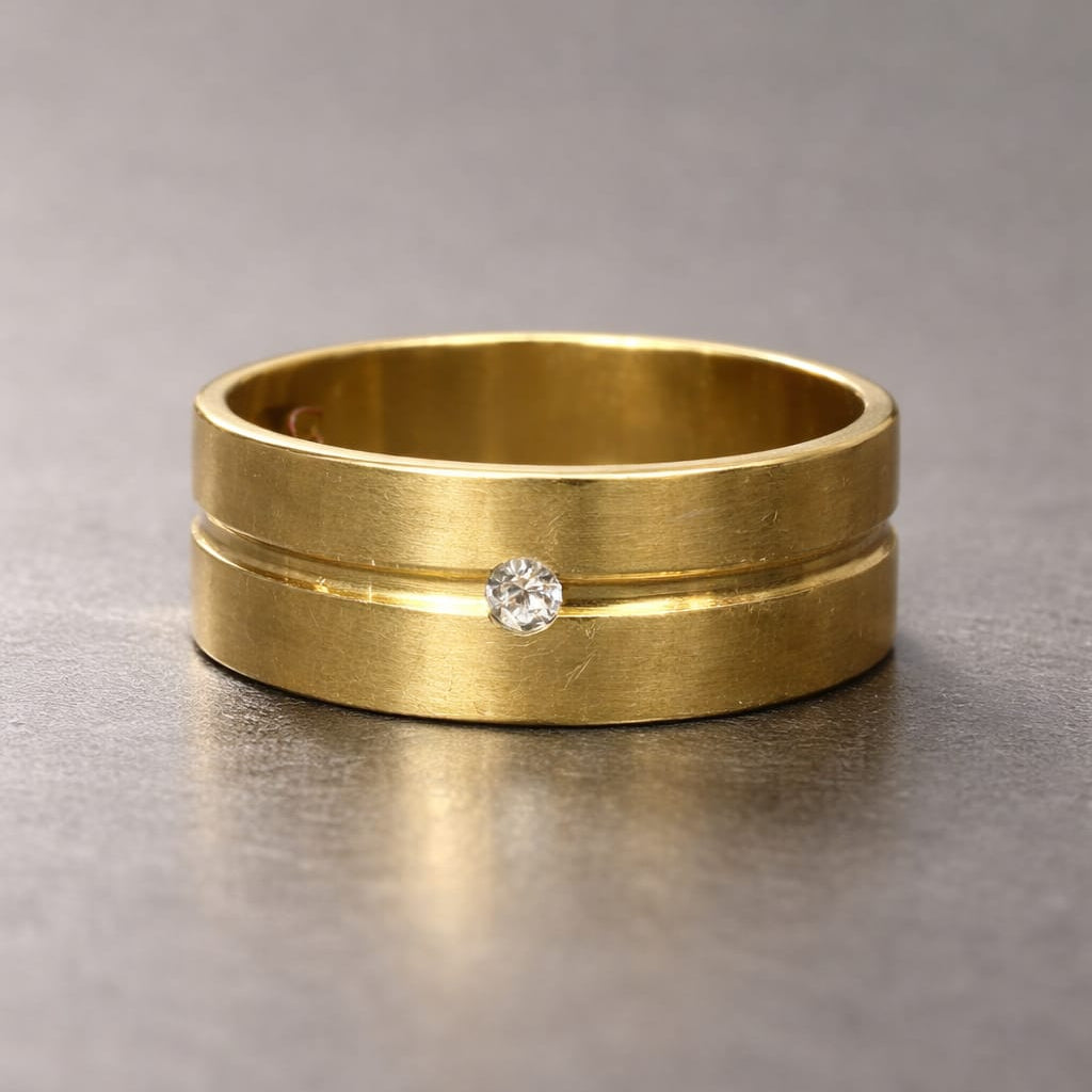Gold minimal ring