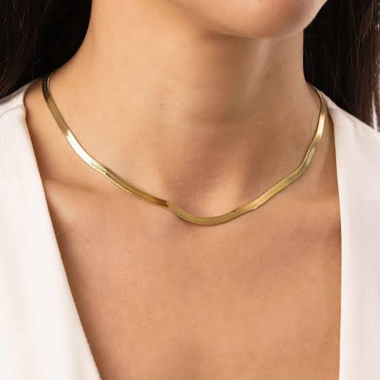 Hecto Flat Gold Snake chain