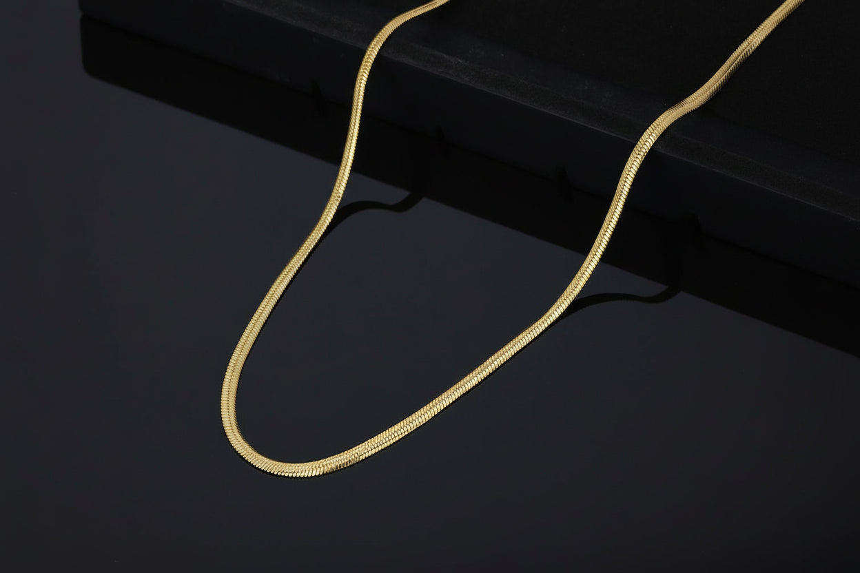 Hecto Flat Gold Snake chain