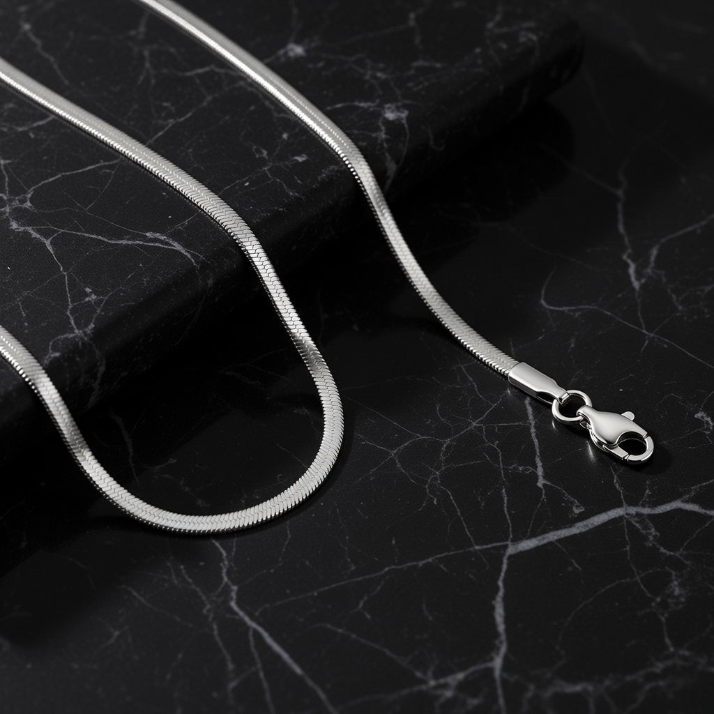 HECTO Premium Flat Snake Chain